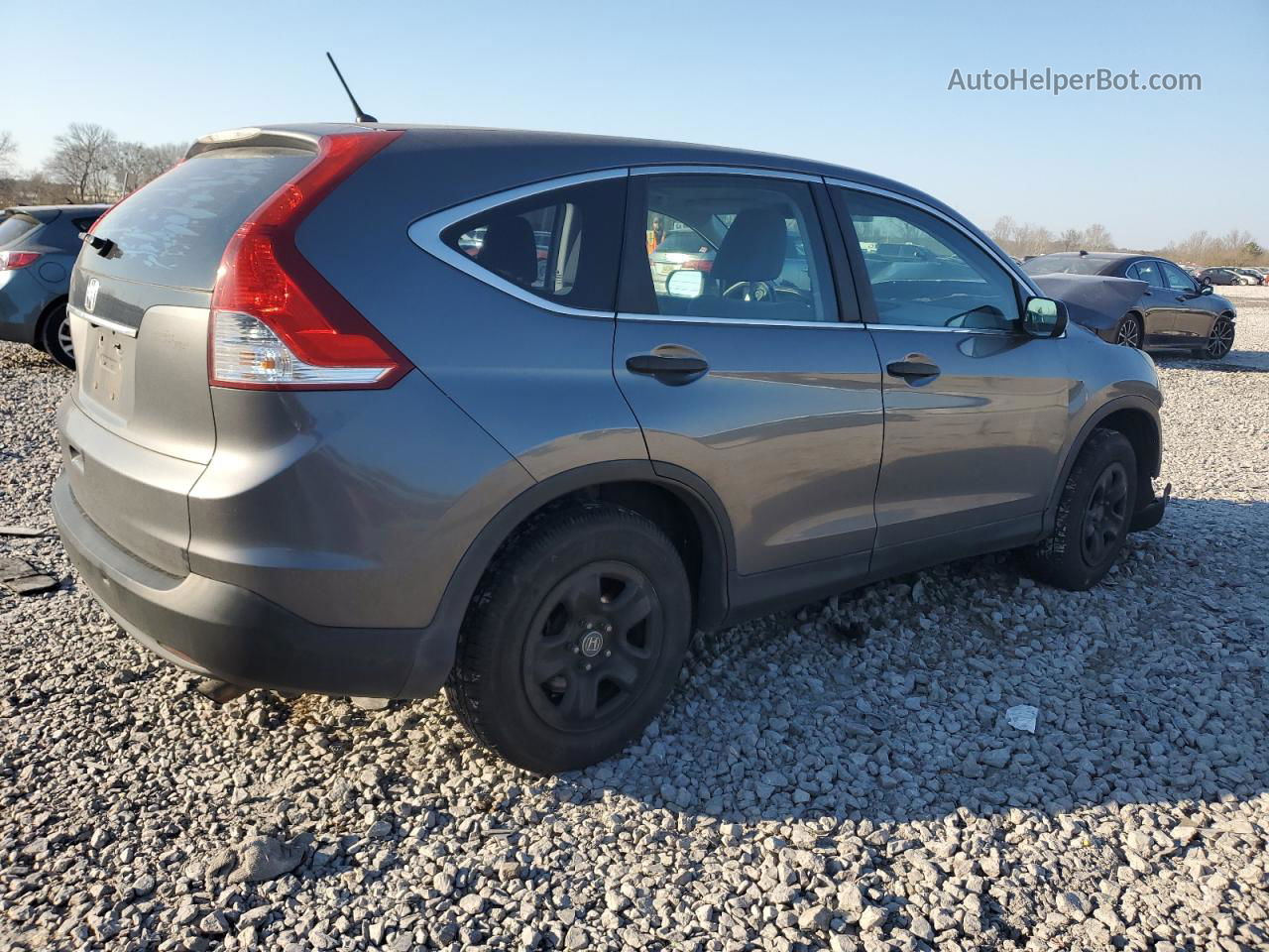 2013 Honda Cr-v Lx Gray vin: 3CZRM3H37DG702873