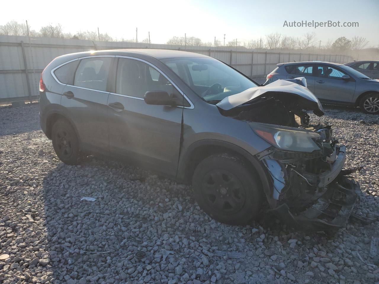 2013 Honda Cr-v Lx Gray vin: 3CZRM3H37DG702873