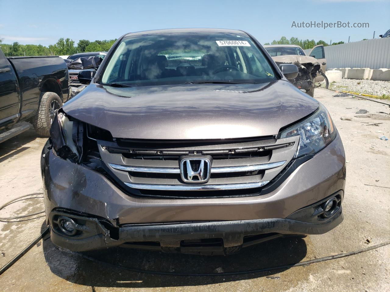 2013 Honda Cr-v Lx Gray vin: 3CZRM3H37DG706535