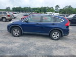 2015 Honda Cr-v Lx Blue vin: 3CZRM3H37FG712080