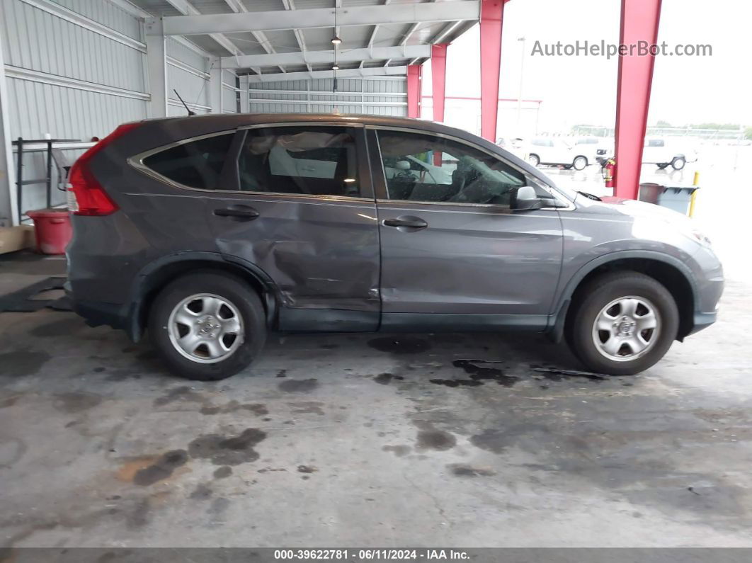 2016 Honda Cr-v Lx Gray vin: 3CZRM3H37GG706989