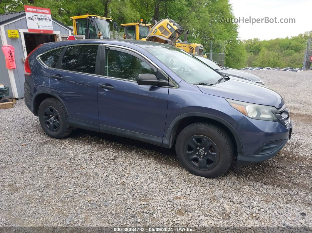 2013 Honda Cr-v Lx Blue vin: 3CZRM3H39DG700736