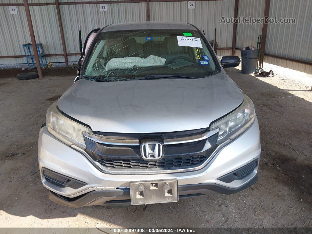 2015 Honda Cr-v Lx Silver vin: 3CZRM3H39FG703610