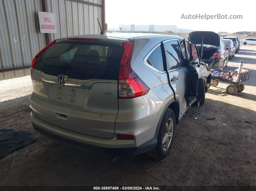 2015 Honda Cr-v Lx Silver vin: 3CZRM3H39FG703610