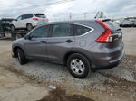 2016 Honda Cr-v Lx Gray vin: 3CZRM3H39GG704094