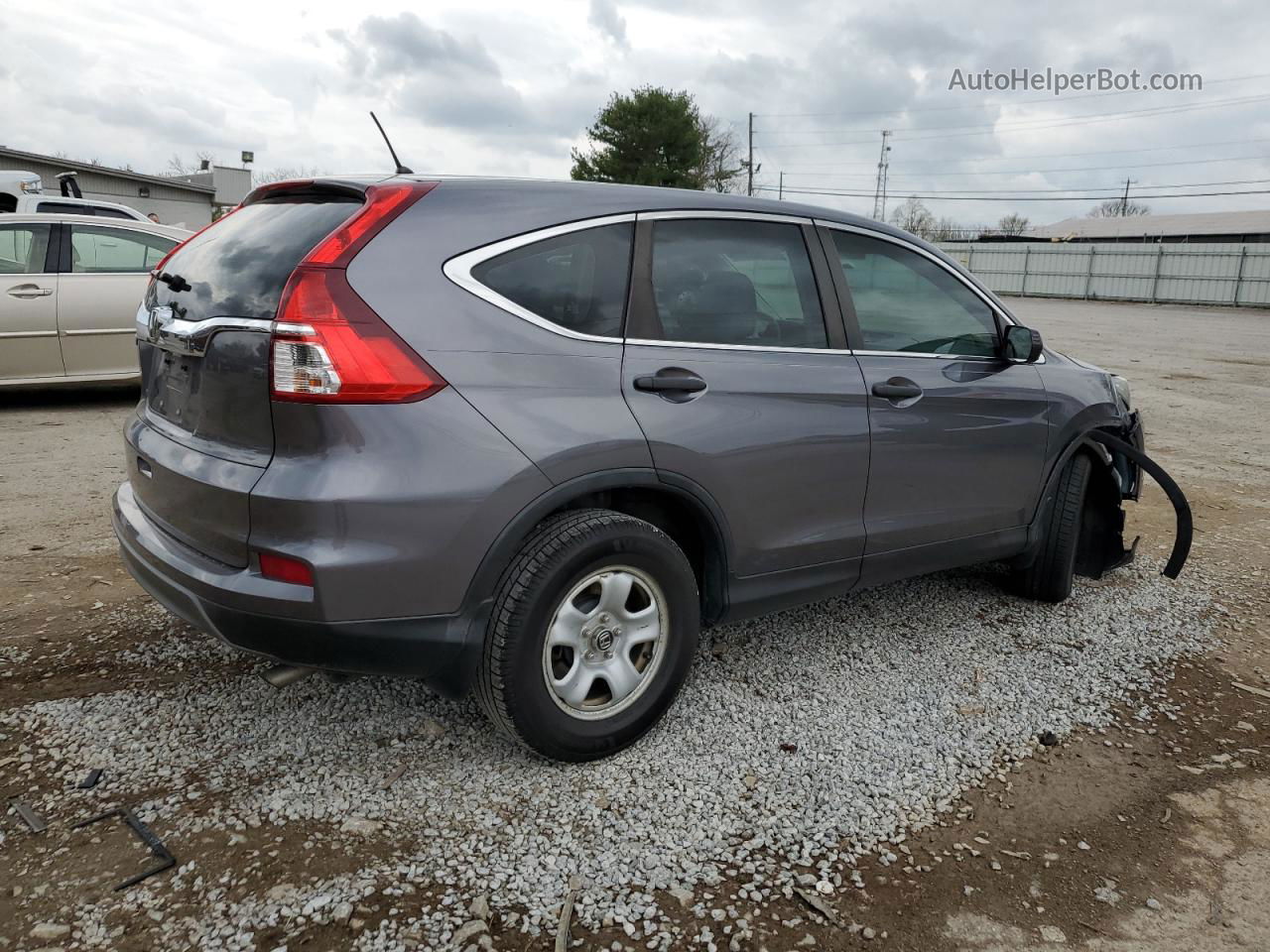 2016 Honda Cr-v Lx Gray vin: 3CZRM3H39GG704094