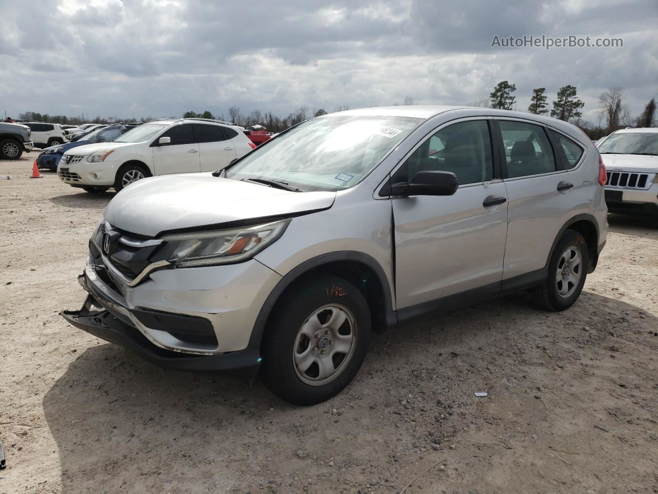 2016 Honda Cr-v Lx Gray vin: 3CZRM3H39GG705908