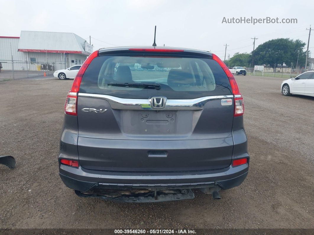 2016 Honda Cr-v Lx Серый vin: 3CZRM3H39GG710252