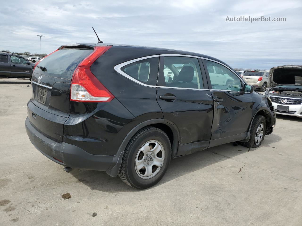 2012 Honda Cr-v Lx Черный vin: 3CZRM3H3XCG701019