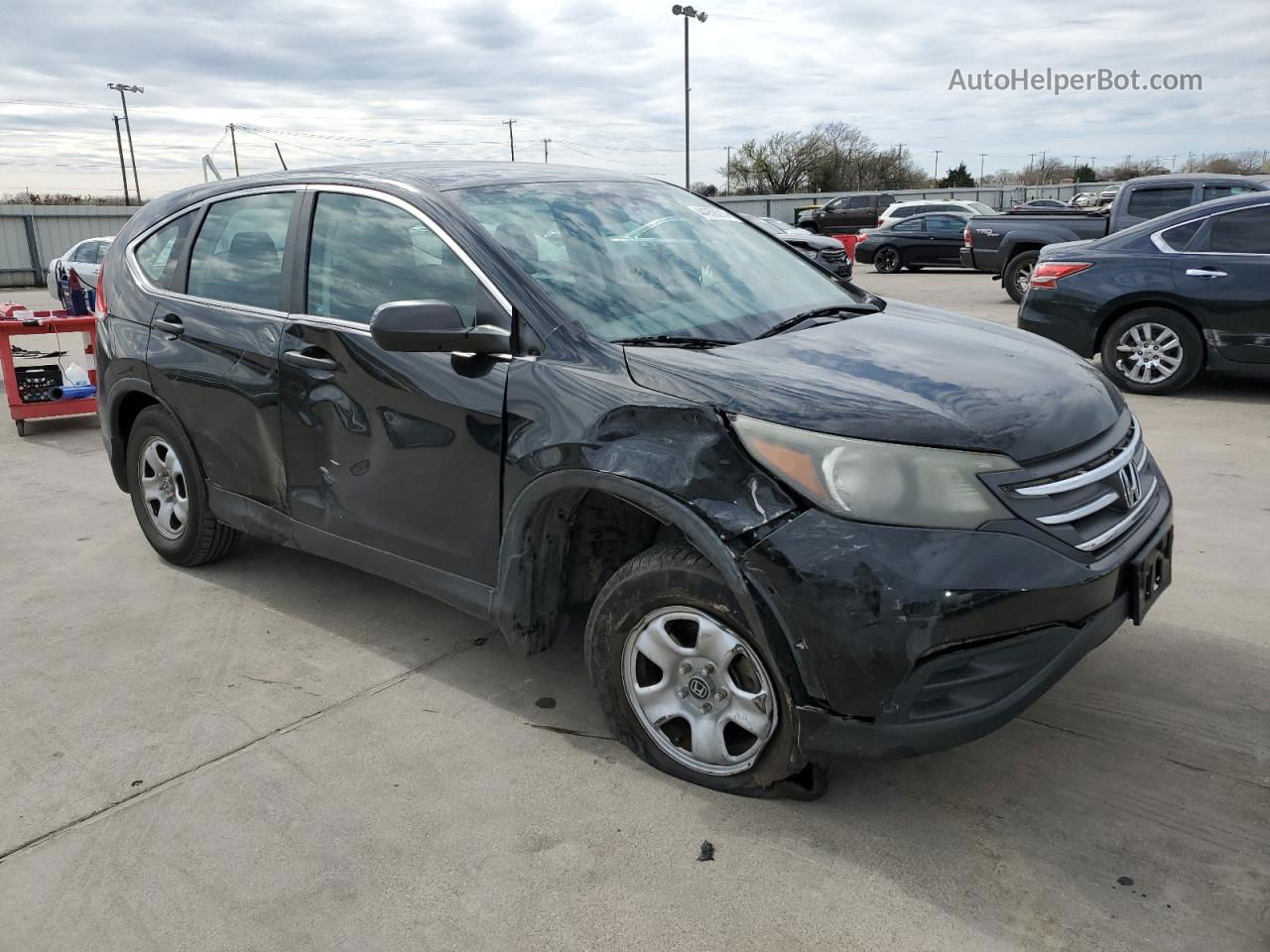 2012 Honda Cr-v Lx Black vin: 3CZRM3H3XCG701019