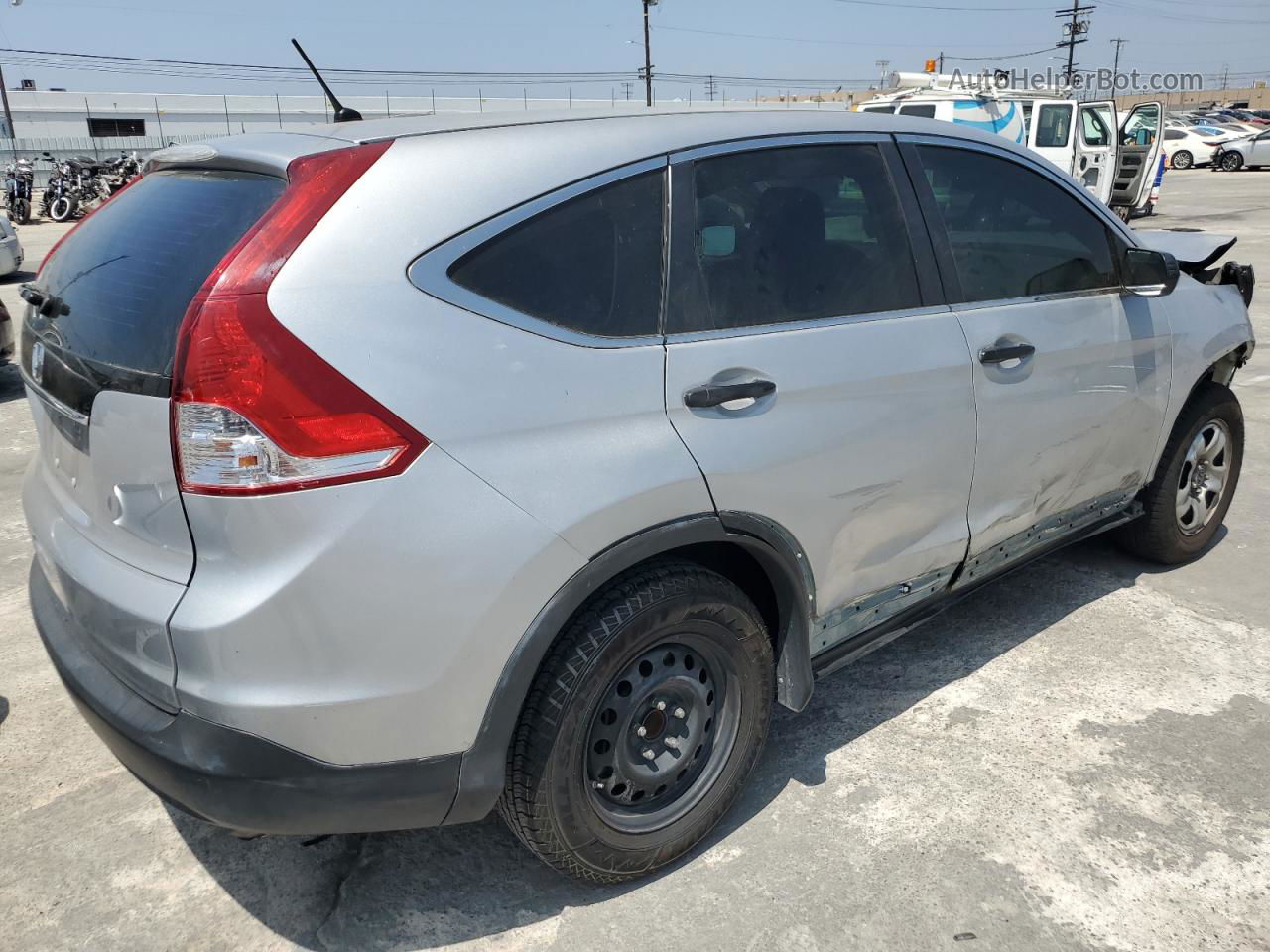 2013 Honda Cr-v Lx Silver vin: 3CZRM3H3XDG710319