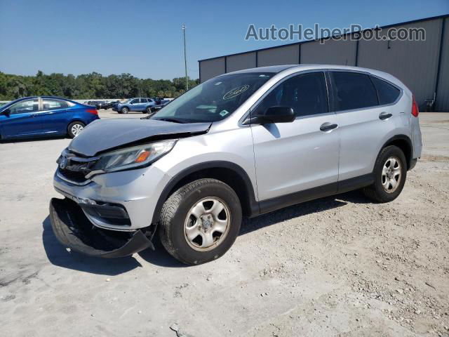 2016 Honda Cr-v Lx Silver vin: 3CZRM3H3XGG701267