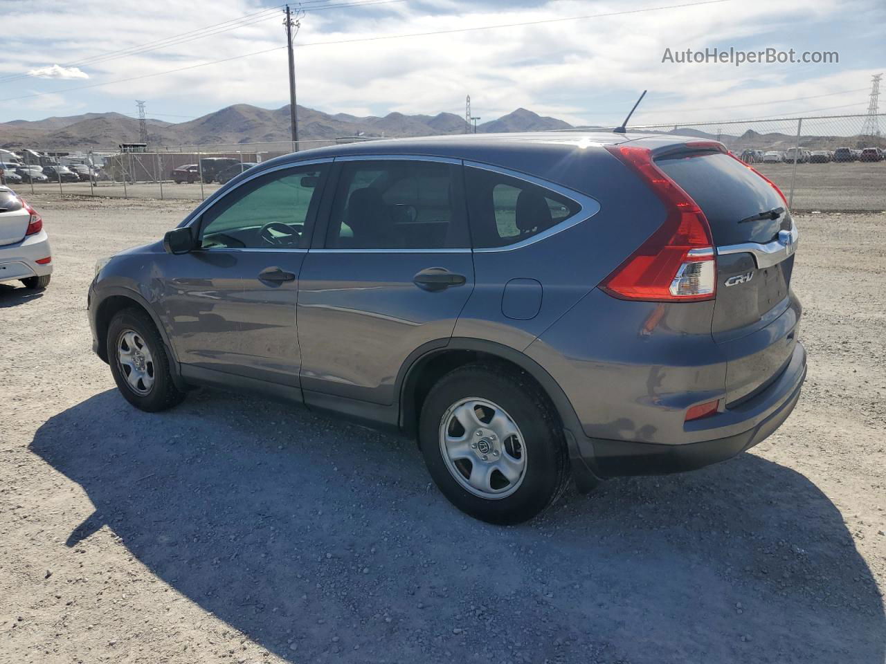 2016 Honda Cr-v Lx Gray vin: 3CZRM3H3XGG706713