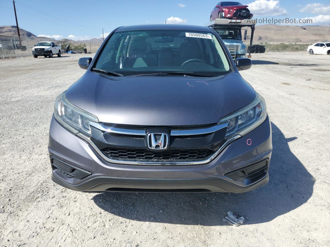 2016 Honda Cr-v Lx Gray vin: 3CZRM3H3XGG706713