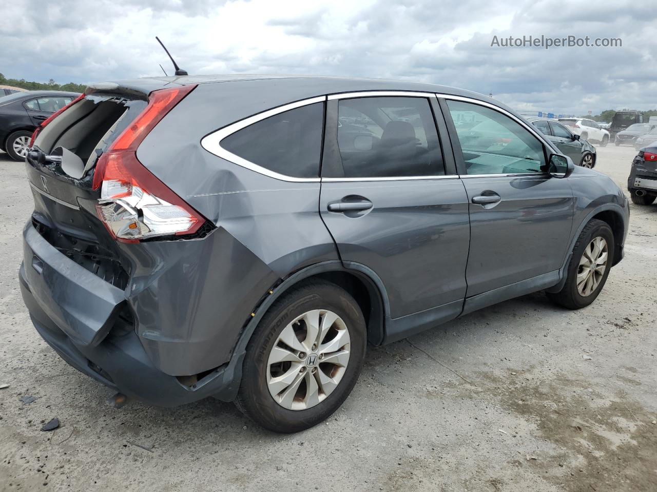 2013 Honda Cr-v Ex Gray vin: 3CZRM3H50DG700934