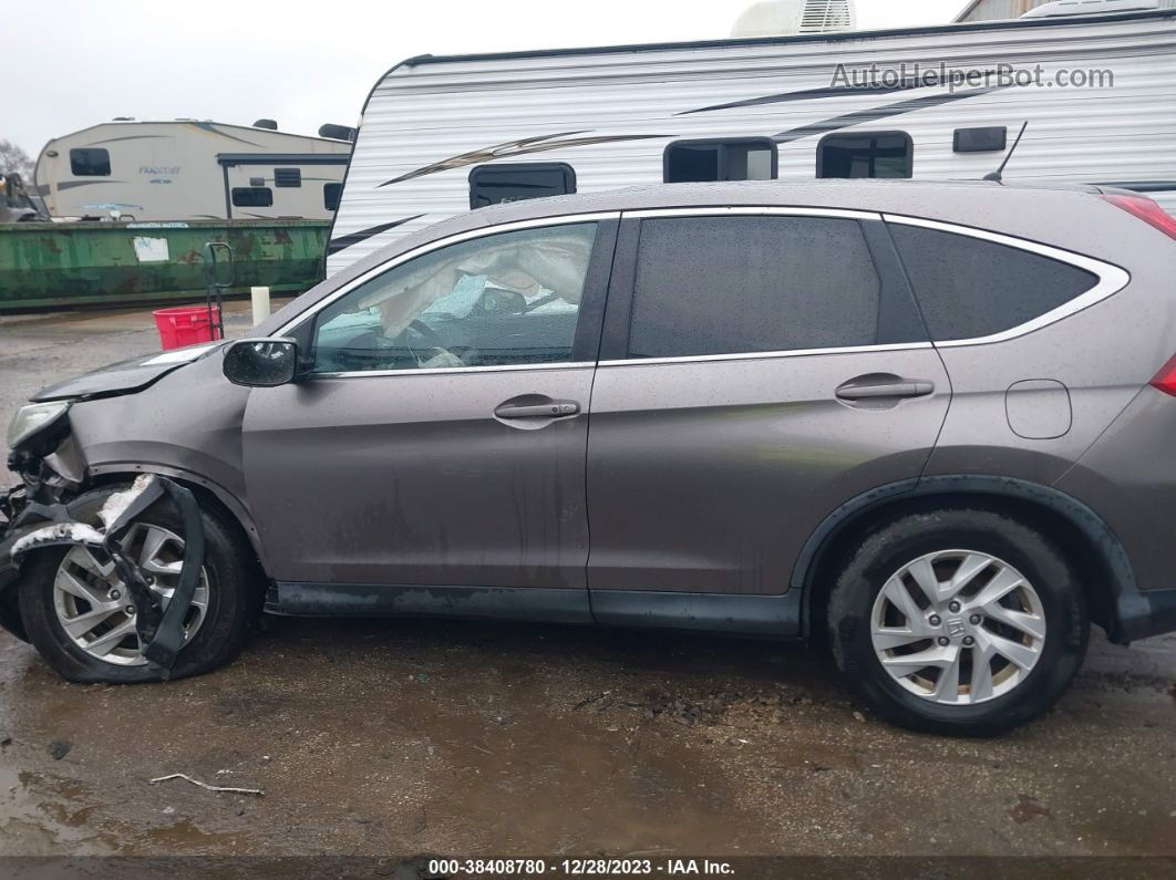 2015 Honda Cr-v Ex Gray vin: 3CZRM3H50FG705425