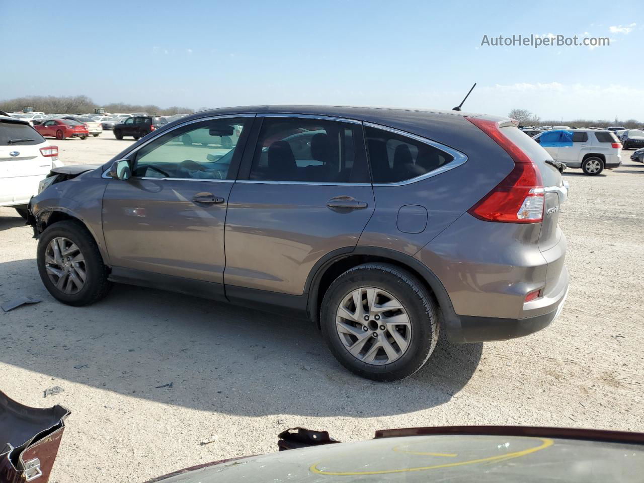 2016 Honda Cr-v Ex Gray vin: 3CZRM3H50GG701666