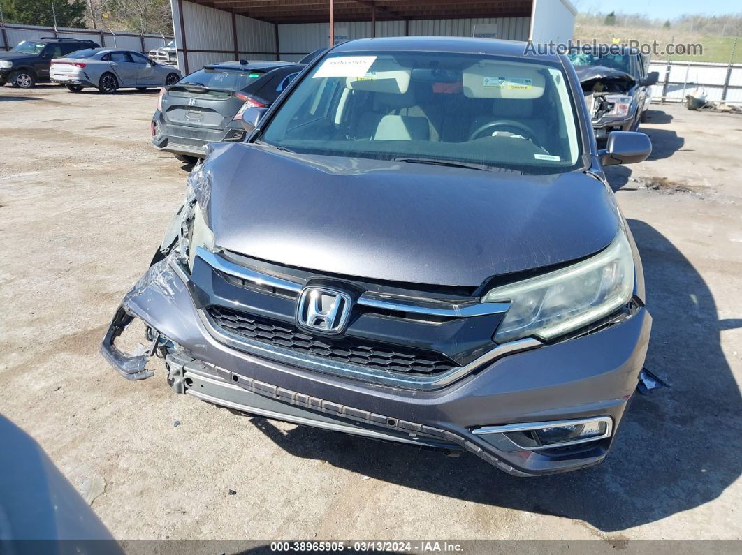 2016 Honda Cr-v Ex Gray vin: 3CZRM3H50GG710206