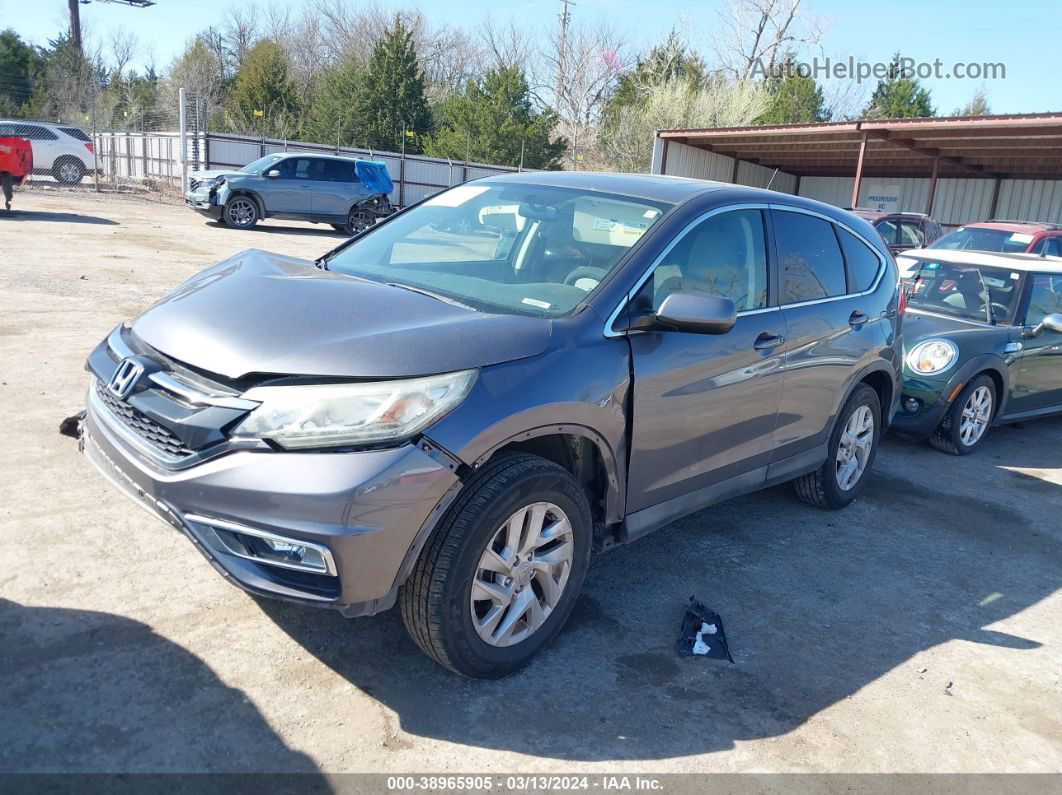 2016 Honda Cr-v Ex Gray vin: 3CZRM3H50GG710206