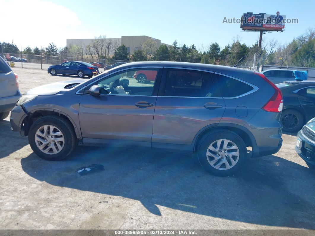 2016 Honda Cr-v Ex Gray vin: 3CZRM3H50GG710206