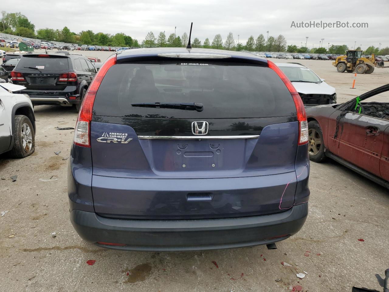 2013 Honda Cr-v Ex Blue vin: 3CZRM3H51DG705558