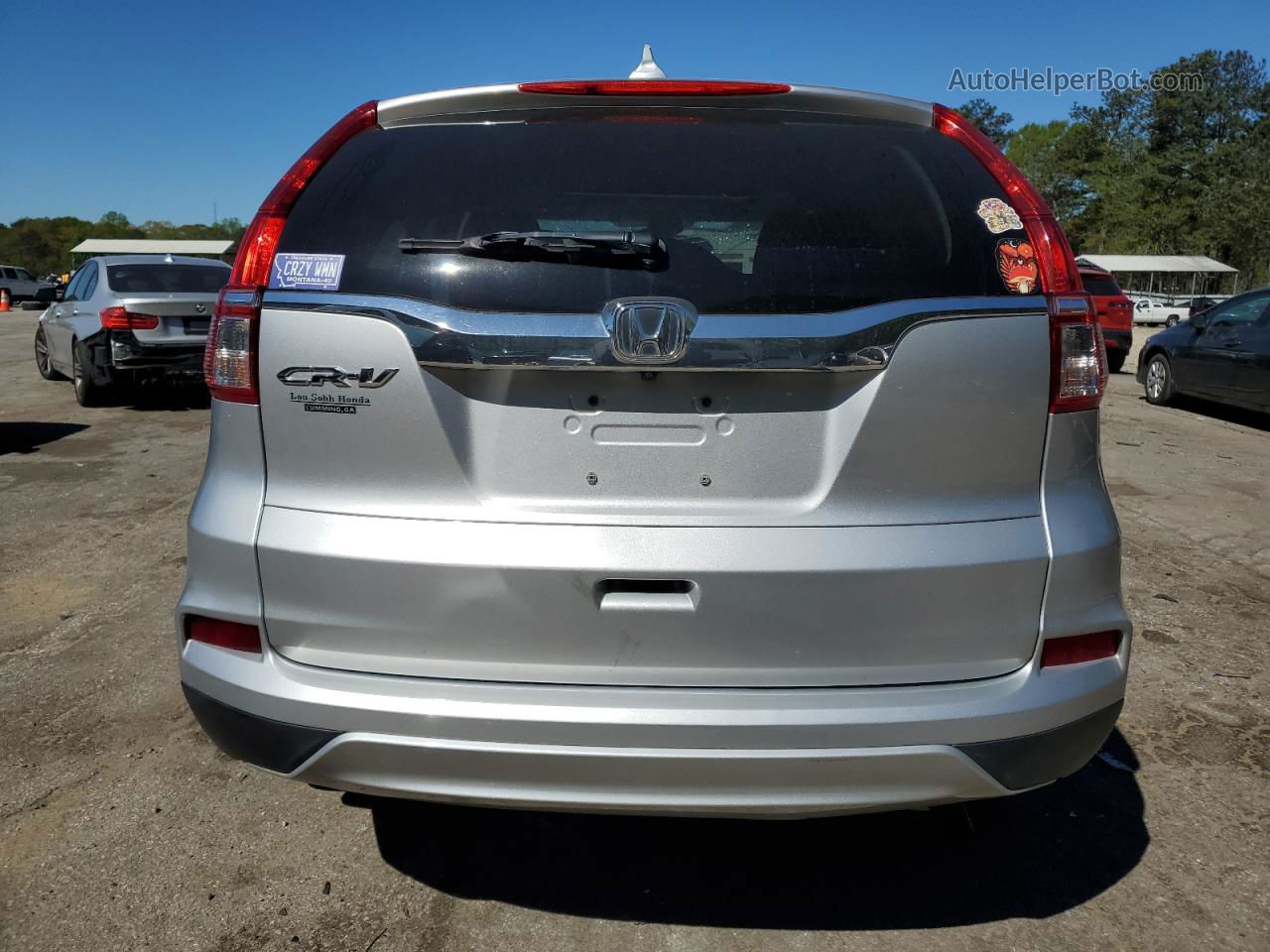 2016 Honda Cr-v Ex Silver vin: 3CZRM3H51GG702891