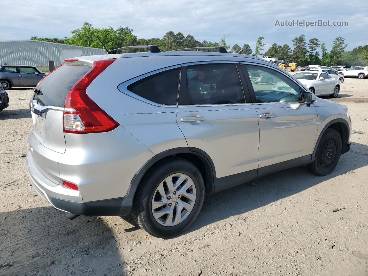 2016 Honda Cr-v Ex Silver vin: 3CZRM3H51GG704947