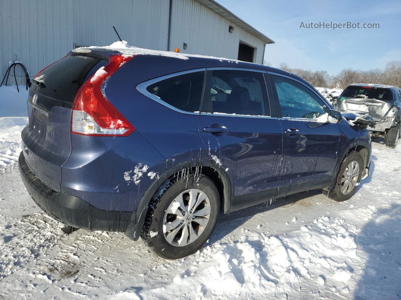 2013 Honda Cr-v Ex Синий vin: 3CZRM3H52DG707108