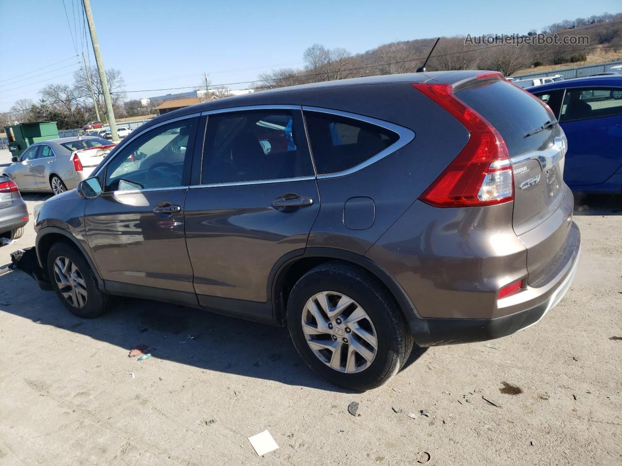 2015 Honda Cr-v Ex Gray vin: 3CZRM3H53FG702423