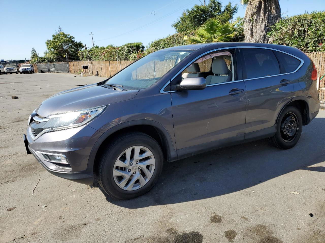 2016 Honda Cr-v Ex Gray vin: 3CZRM3H53GG714315