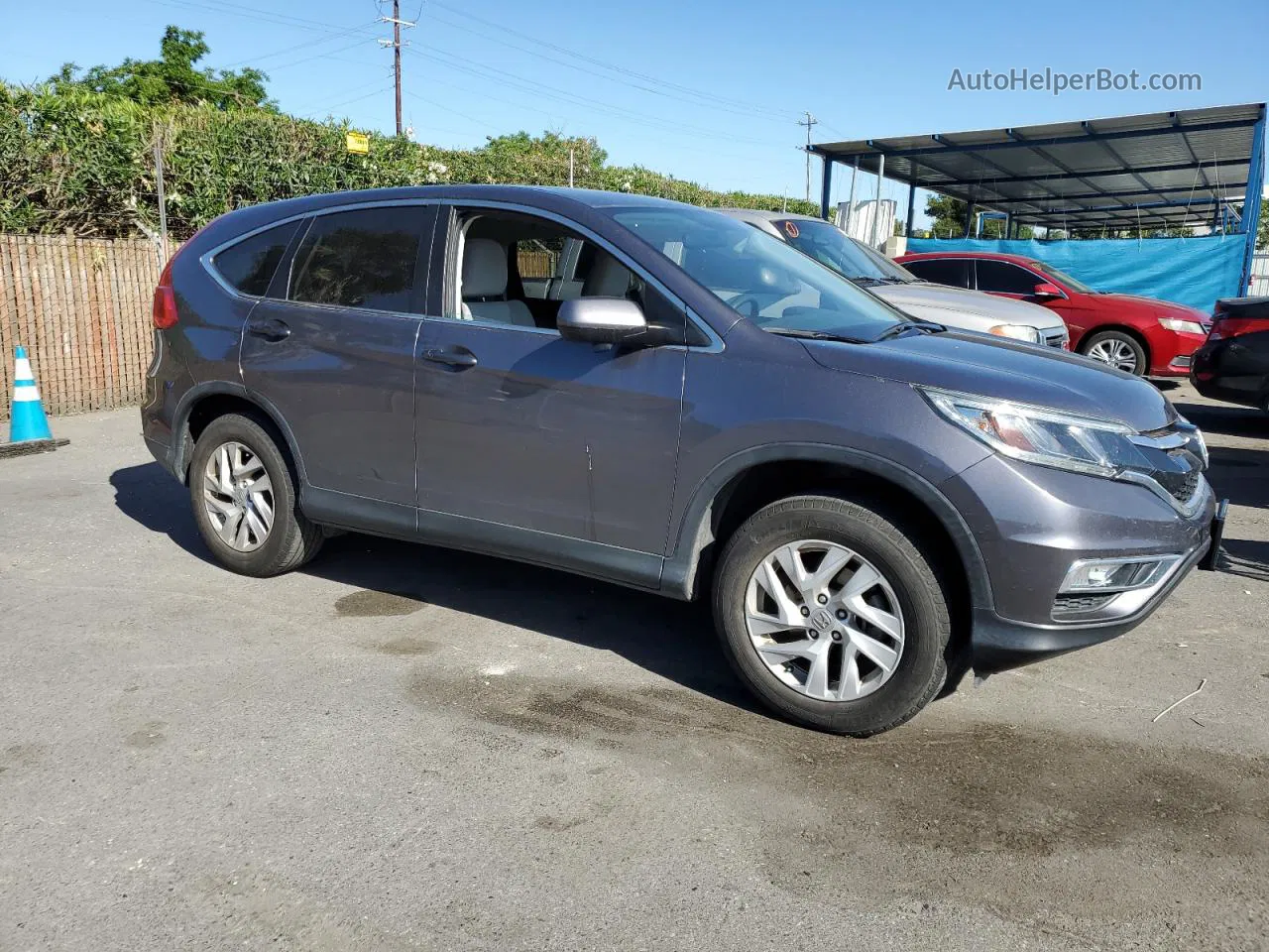 2016 Honda Cr-v Ex Gray vin: 3CZRM3H53GG714315