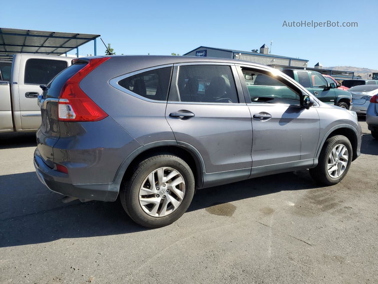 2016 Honda Cr-v Ex Gray vin: 3CZRM3H53GG714315