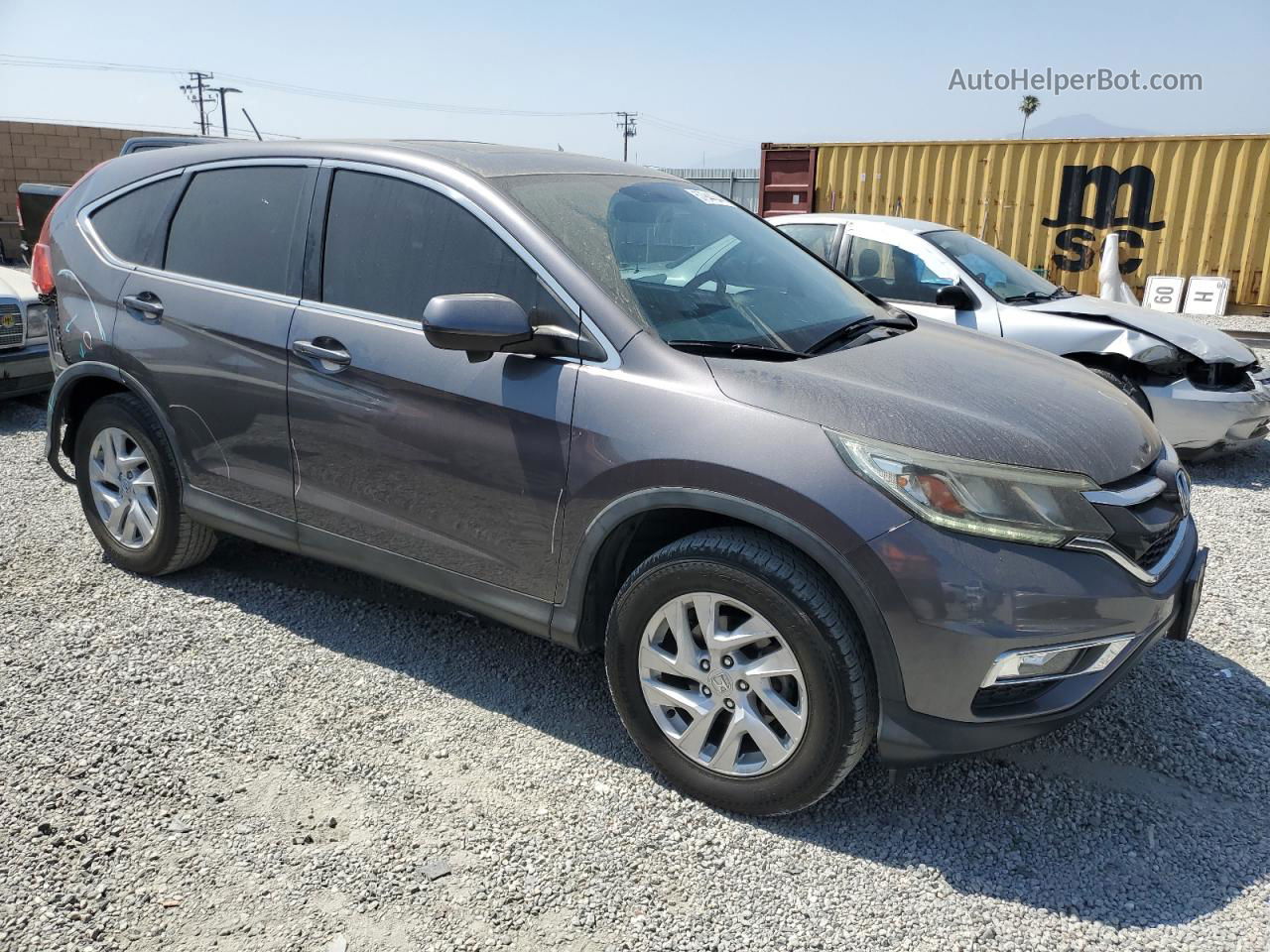 2016 Honda Cr-v Ex Gray vin: 3CZRM3H53GG720728