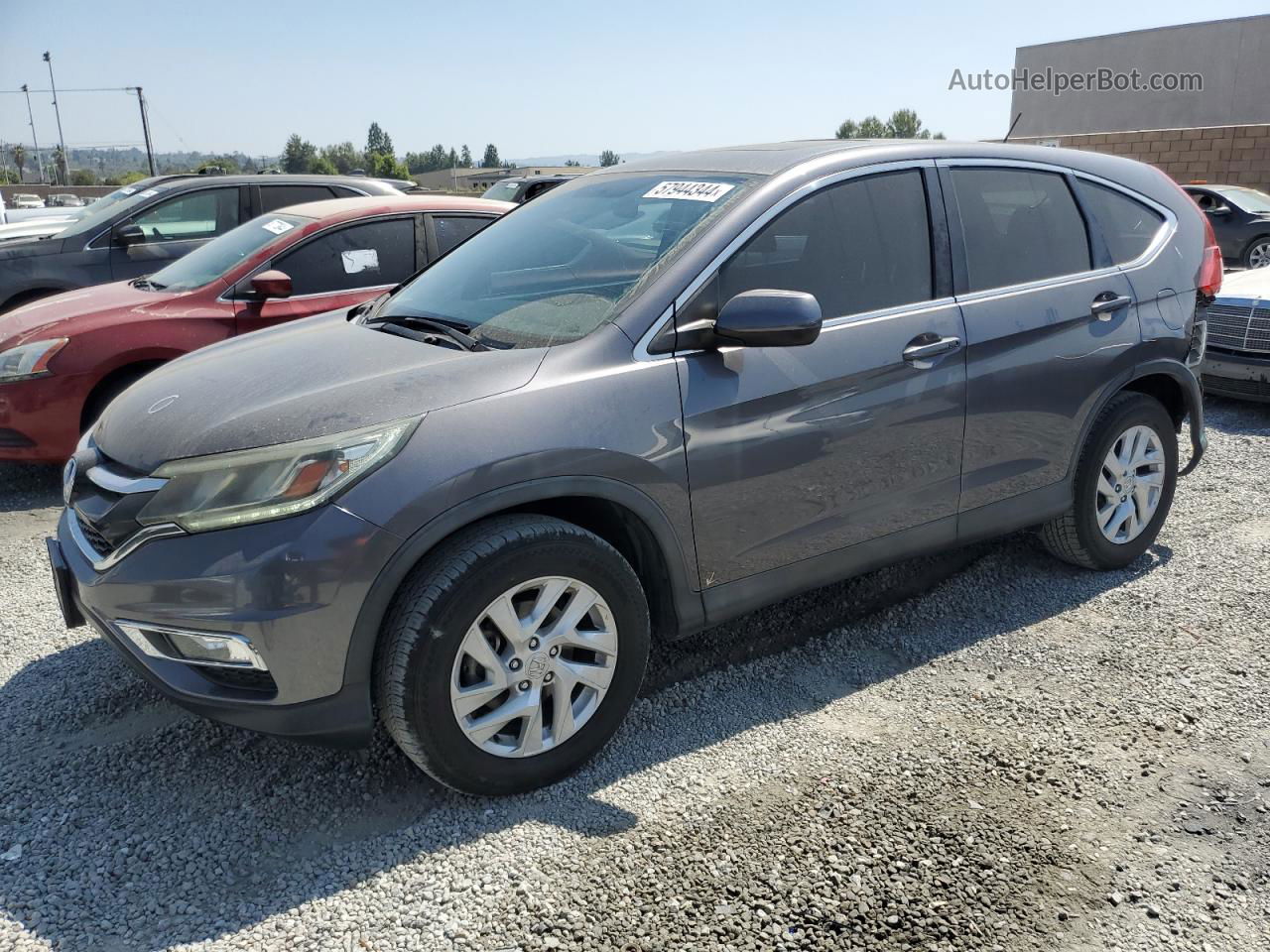 2016 Honda Cr-v Ex Серый vin: 3CZRM3H53GG720728