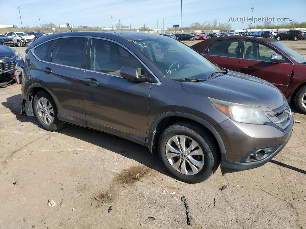 2012 Honda Cr-v Ex Charcoal vin: 3CZRM3H54CG703429