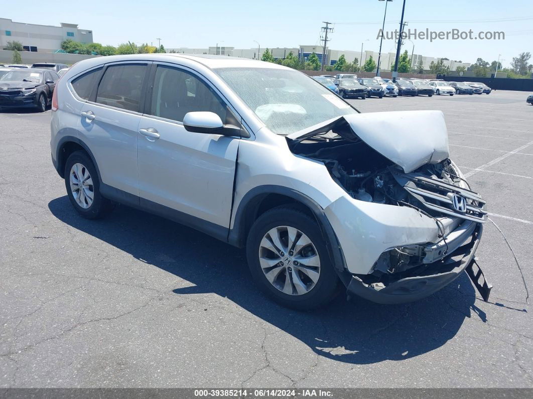 2013 Honda Cr-v Ex Silver vin: 3CZRM3H54DG702346