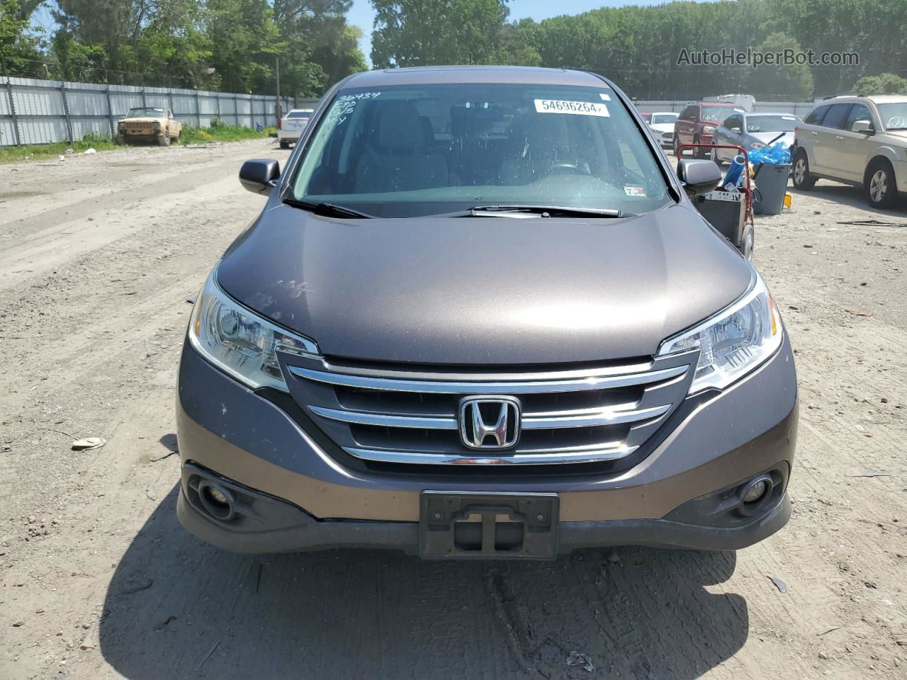 2013 Honda Cr-v Ex Silver vin: 3CZRM3H54DG703769