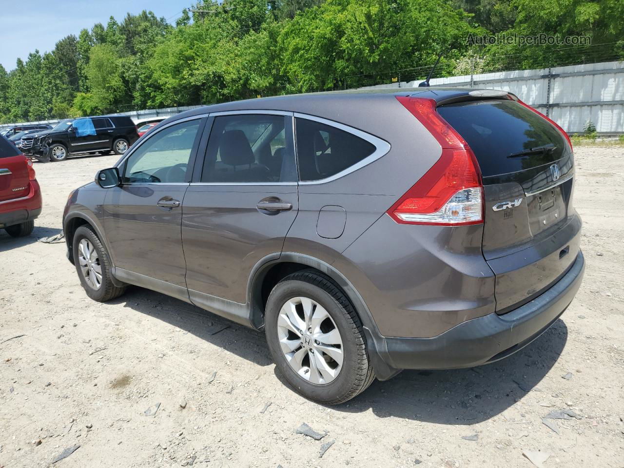 2013 Honda Cr-v Ex Silver vin: 3CZRM3H54DG703769