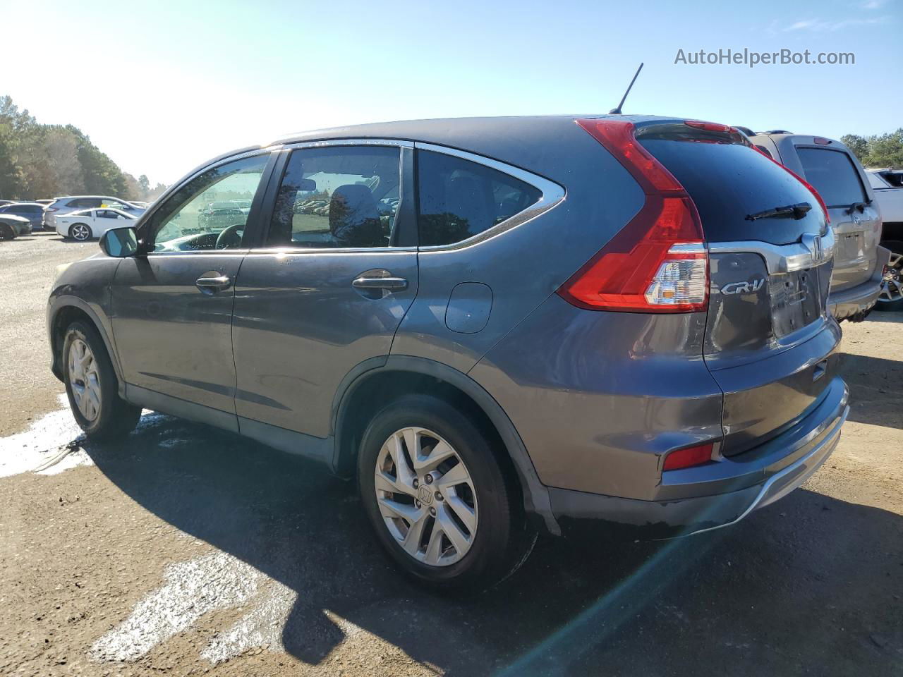 2015 Honda Cr-v Ex Серый vin: 3CZRM3H54FG701197