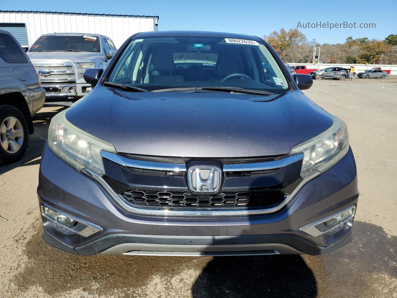 2015 Honda Cr-v Ex Серый vin: 3CZRM3H54FG701197