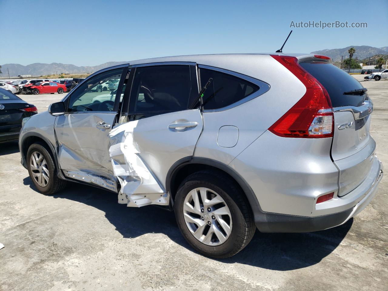 2015 Honda Cr-v Ex Серебряный vin: 3CZRM3H54FG705072