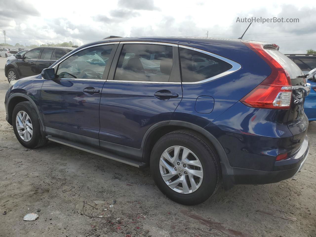 2015 Honda Cr-v Ex Blue vin: 3CZRM3H54FG710496