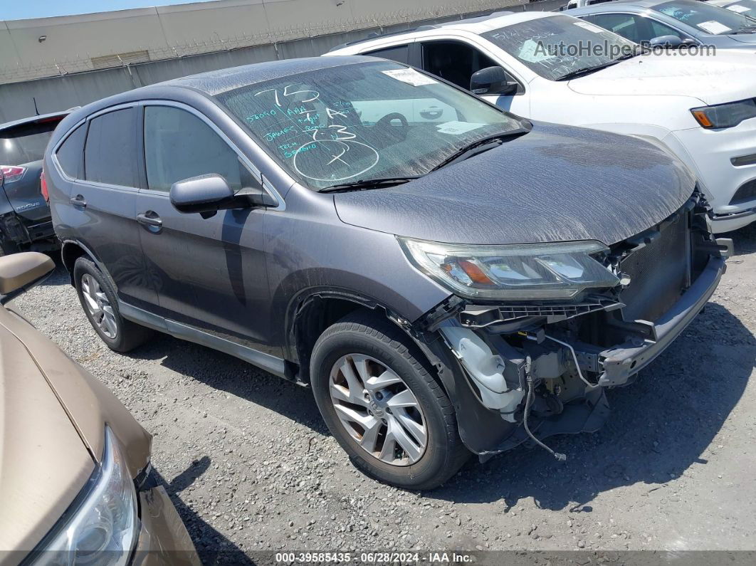 2015 Honda Cr-v Ex Gray vin: 3CZRM3H54FG711129