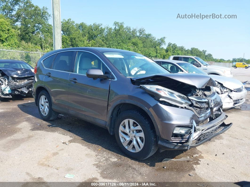 2016 Honda Cr-v Ex Gray vin: 3CZRM3H54GG708104