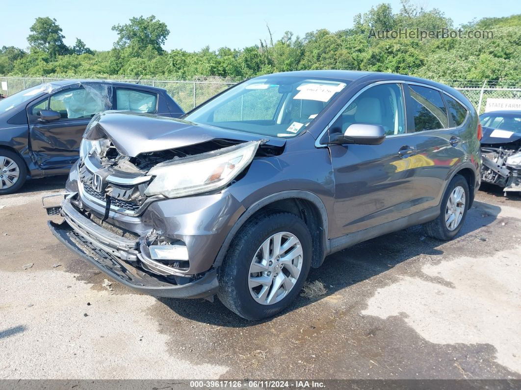 2016 Honda Cr-v Ex Gray vin: 3CZRM3H54GG708104