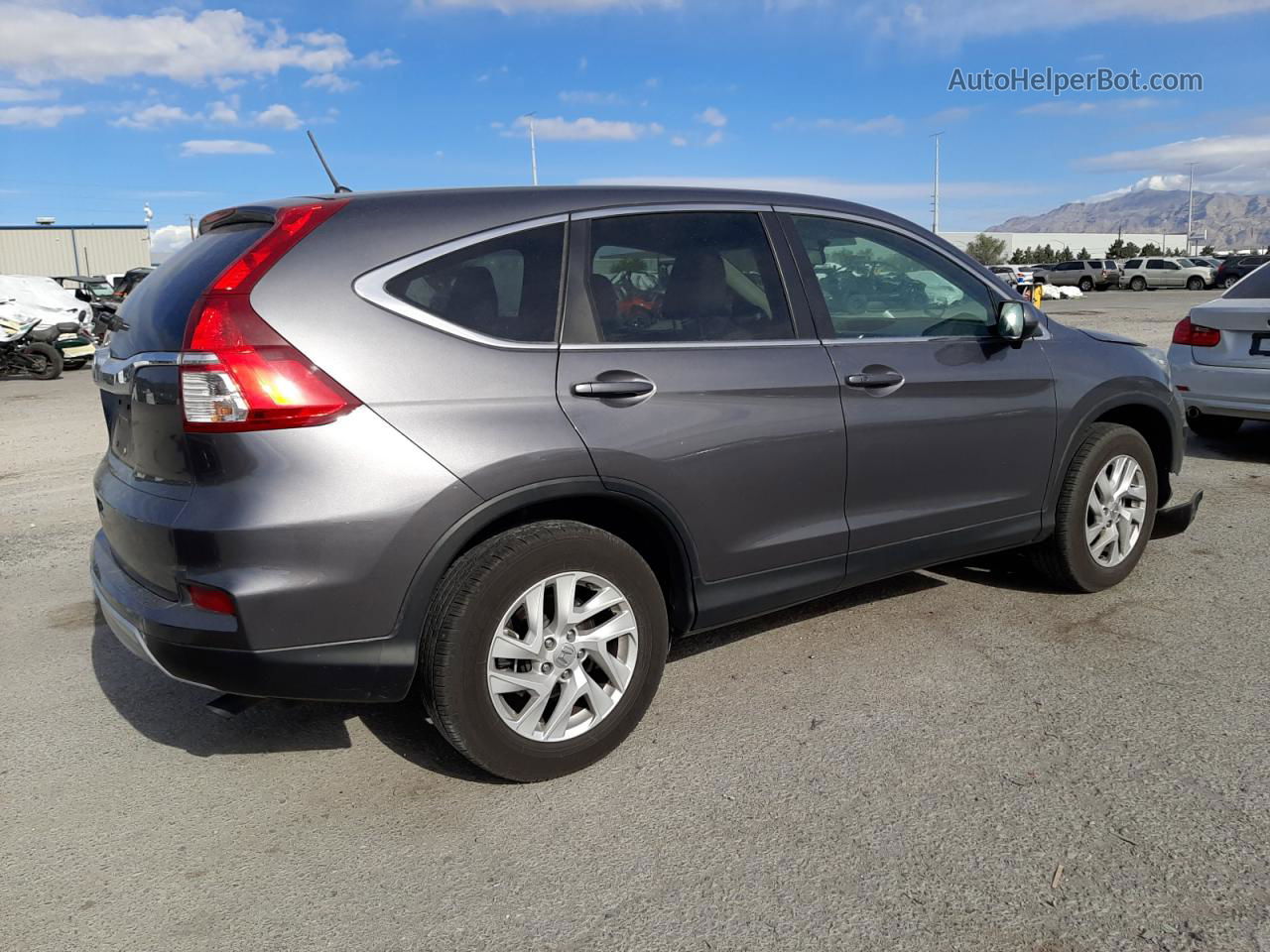 2016 Honda Cr-v Ex Gray vin: 3CZRM3H54GG712508