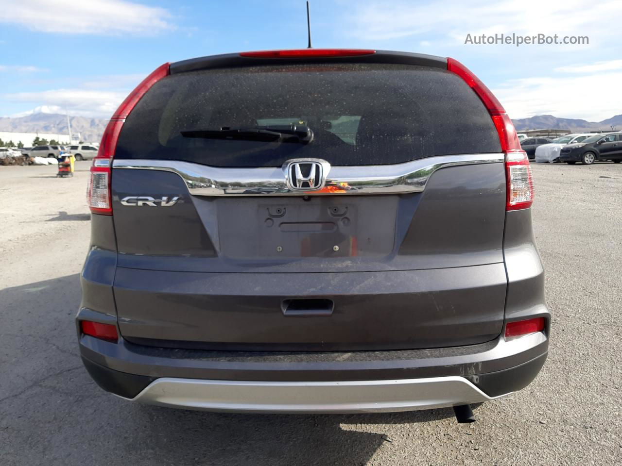 2016 Honda Cr-v Ex Gray vin: 3CZRM3H54GG712508