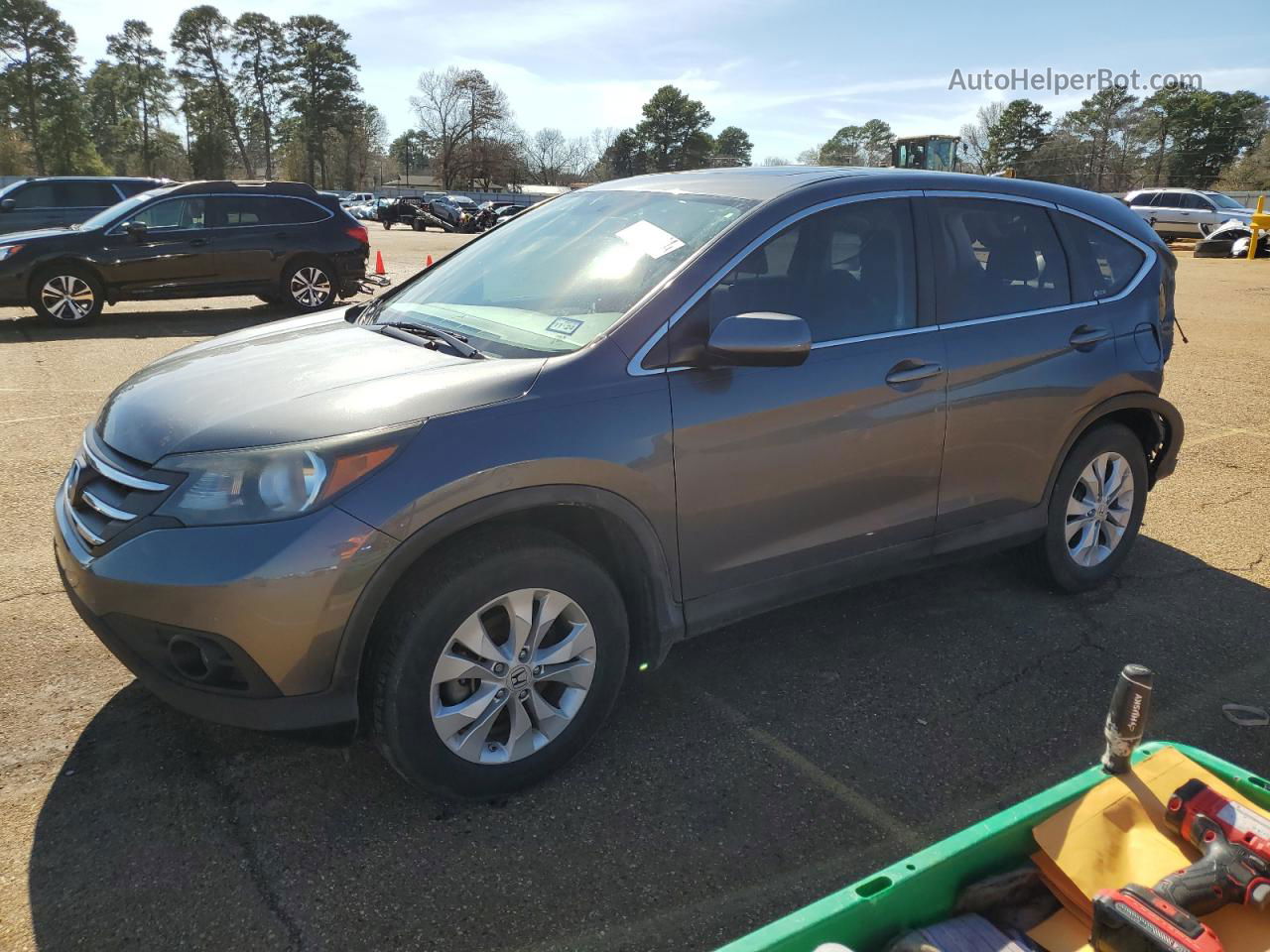 2012 Honda Cr-v Ex Gray vin: 3CZRM3H55CG702659