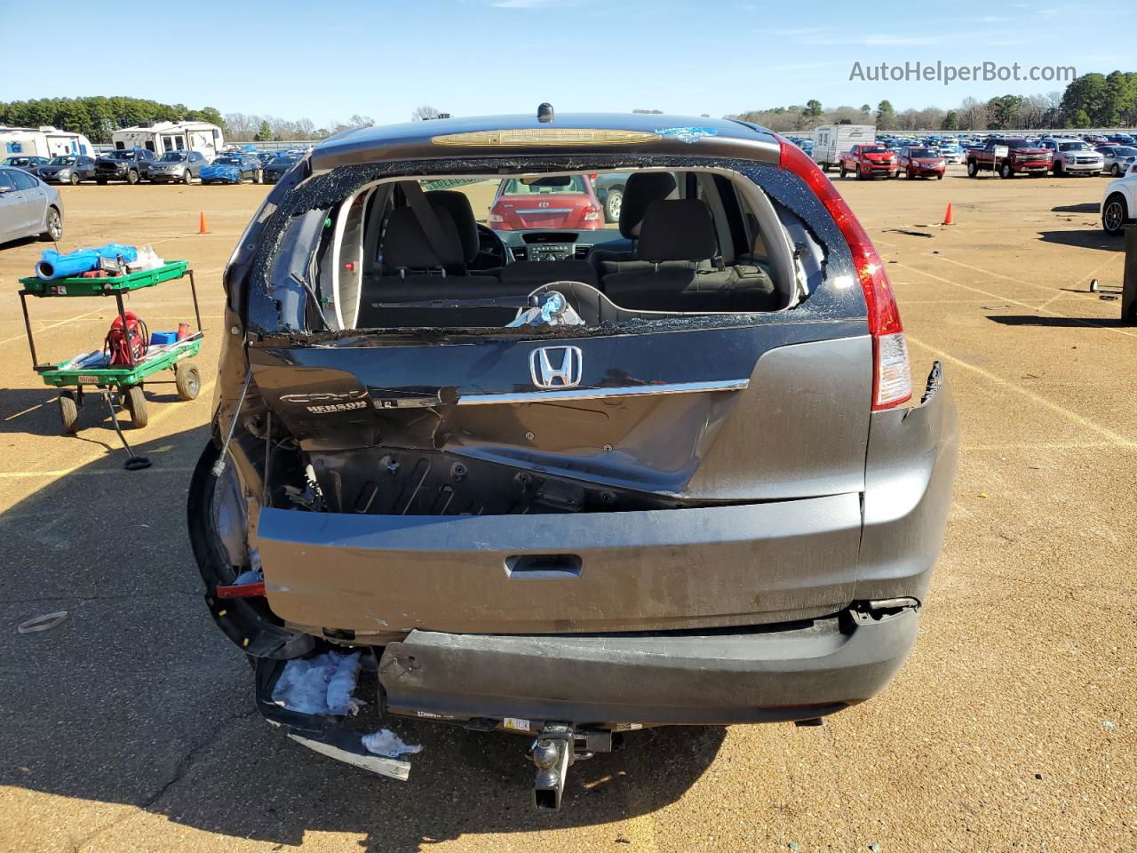 2012 Honda Cr-v Ex Gray vin: 3CZRM3H55CG702659