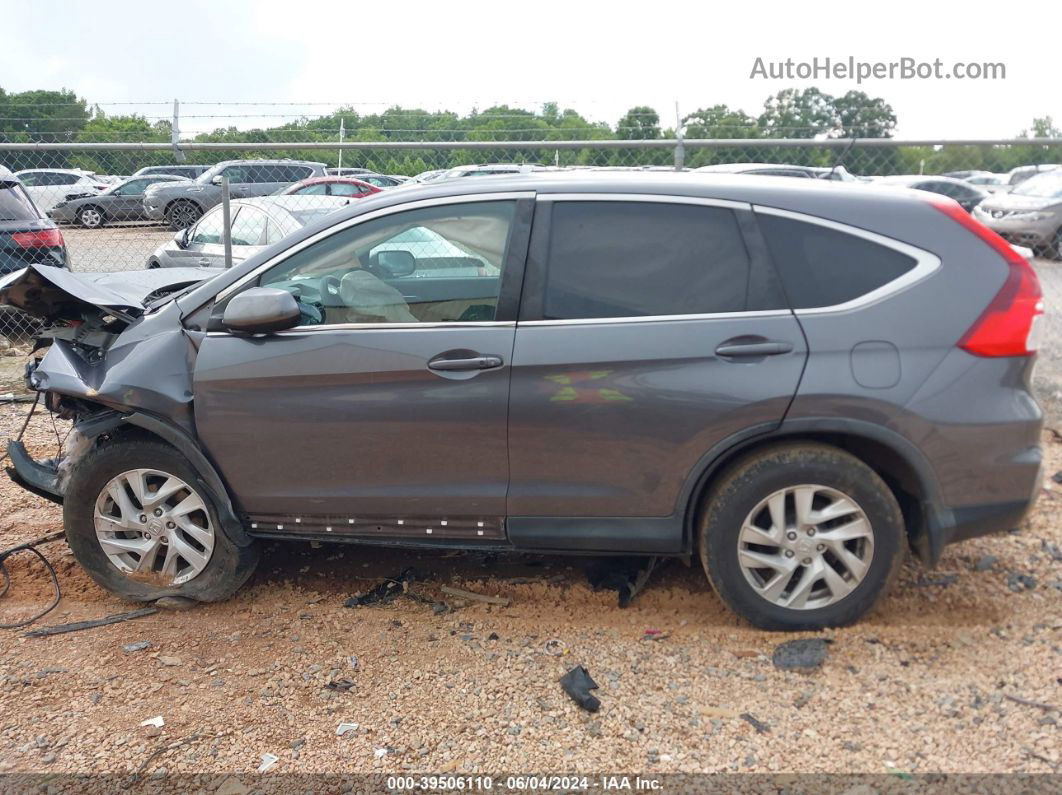 2016 Honda Cr-v Ex Gray vin: 3CZRM3H55GG712386